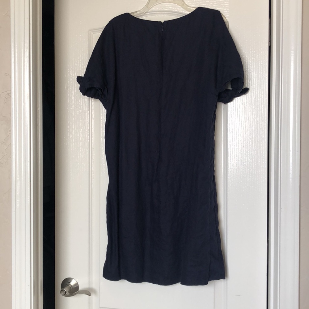 Neiman Marcus Navy Blue Shift Dress - Picture 8 of 11